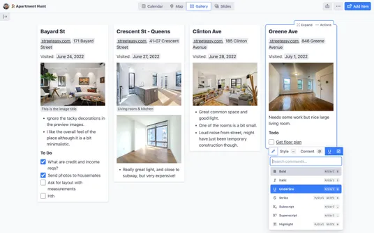 Apartment hunt gallery